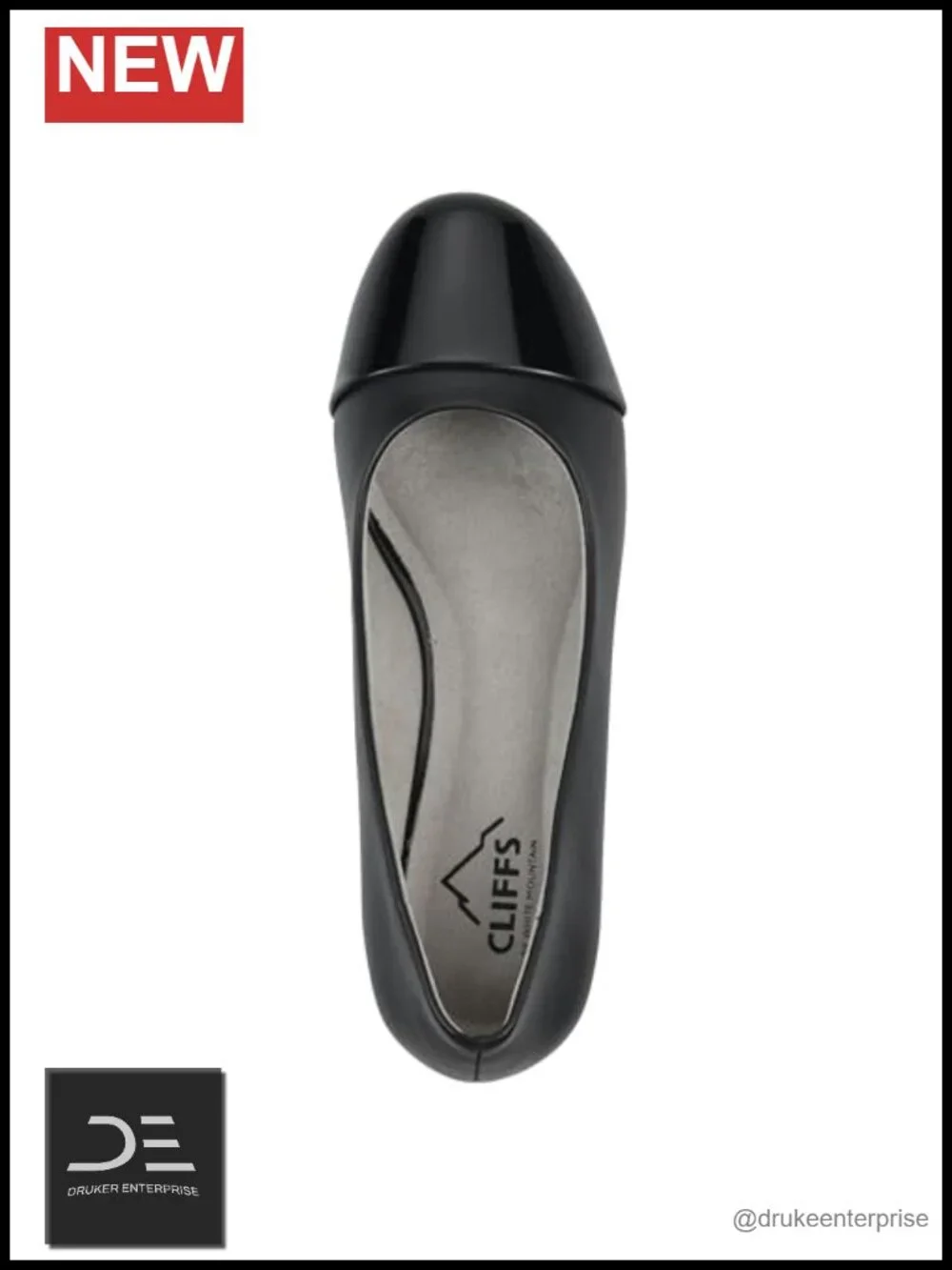 Cushioned Wedge Heel Pump Round Toe Slip On Business Casual